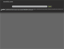 Tablet Screenshot of newfal.com